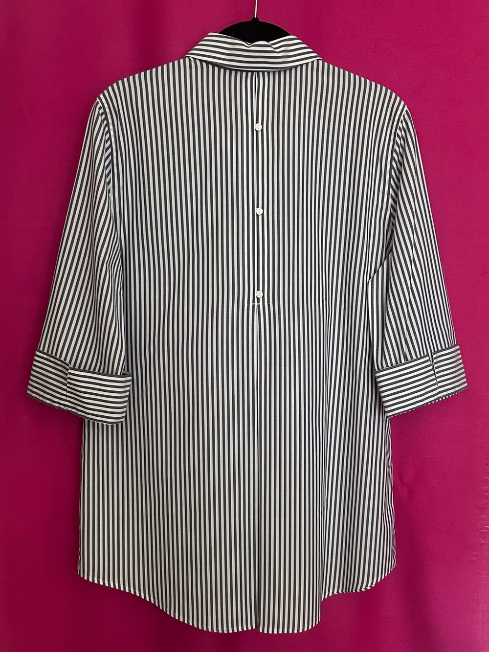 Chico’s No Iron Striped Shirt - Picture 2 of 3